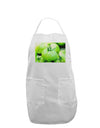 Watercolor Green Tomatoes Adult Apron-Bib Apron-TooLoud-White-One-Size-Davson Sales