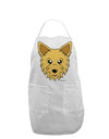 Cute Yorkshire Terrier Yorkie Dog Adult Apron by TooLoud-Bib Apron-TooLoud-White-One-Size-Davson Sales