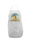 Red-tailed Hawk Text Adult Apron-Bib Apron-TooLoud-White-One-Size-Davson Sales