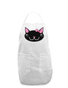 Kyu-T Head - Night Kawaia the Cute Girl Critter Adult Apron-Bib Apron-TooLoud-White-One-Size-Davson Sales