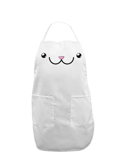 Kyu-T Face - Kawa the Cute Animal Adult Apron-Bib Apron-TooLoud-White-One-Size-Davson Sales