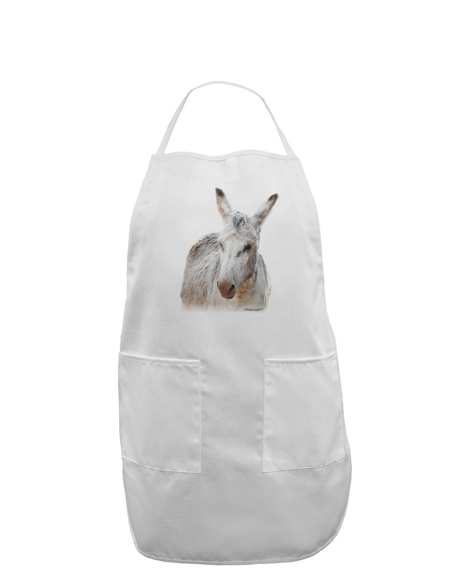 Burro Cutout Adult Apron-Bib Apron-TooLoud-White-One-Size-Davson Sales