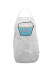 Cute Cupcake with Sprinkles - Heart Eyes Adult Apron by TooLoud-Bib Apron-TooLoud-White-One-Size-Davson Sales