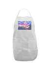 Colorado Rainbow Sunset Watercolor Adult Apron-Bib Apron-TooLoud-White-One-Size-Davson Sales