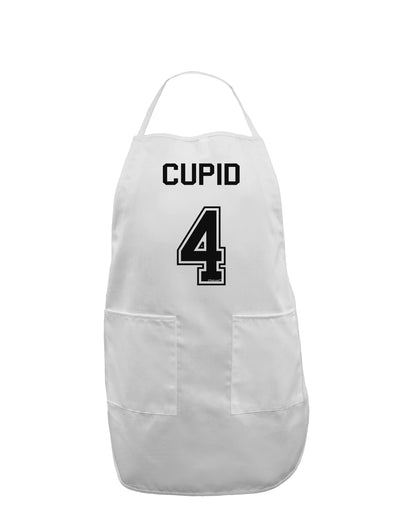 Reindeer Jersey - Cupid 4 Adult Apron-Bib Apron-TooLoud-White-One-Size-Davson Sales