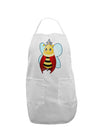 Queen Bee Mothers Day Adult Apron-Bib Apron-TooLoud-White-One-Size-Davson Sales