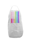 American Pride - Rainbow Flag Adult Apron-Bib Apron-TooLoud-White-One-Size-Davson Sales