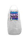 Friday - 2nd Favorite F Word Adult Apron-Bib Apron-TooLoud-White-One-Size-Davson Sales