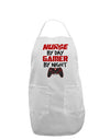 Nurse By Day Gamer By Night Adult Apron-Bib Apron-TooLoud-White-One-Size-Davson Sales
