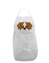 Cute Bulldog - Red Adult Apron by TooLoud-Bib Apron-TooLoud-White-One-Size-Davson Sales