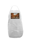 Colorado Painted Rocks Text Adult Apron-Bib Apron-TooLoud-White-One-Size-Davson Sales