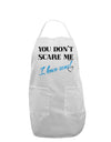 You Don't Scare Me - I Have Sons Adult Apron by TooLoud-Bib Apron-TooLoud-White-One-Size-Davson Sales