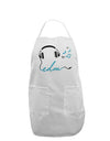 EDM Cord Blue Adult Apron-Bib Apron-TooLoud-White-One-Size-Davson Sales