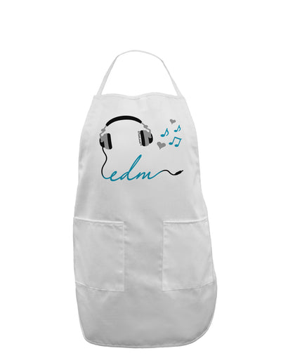 EDM Cord Blue Adult Apron-Bib Apron-TooLoud-White-One-Size-Davson Sales