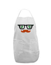 St. Patrick's Day Beer Glasses Design Adult Apron by TooLoud-Bib Apron-TooLoud-White-One-Size-Davson Sales