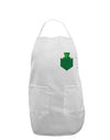 Leprechaun Peeking Out of Faux Pocket Adult Apron by TooLoud-Bib Apron-TooLoud-White-One-Size-Davson Sales