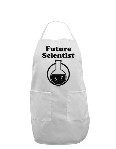 Future Scientist Adult Apron-Bib Apron-TooLoud-White-One-Size-Davson Sales