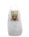 Happy Diwali - Rangoli and Diya Adult Apron by-Bib Apron-TooLoud-White-One-Size-Davson Sales