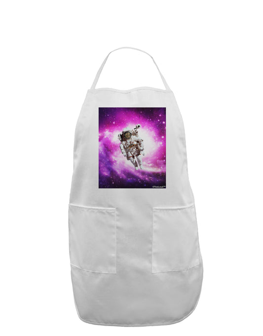Astronaut Cat Adult Apron-Bib Apron-TooLoud-White-One-Size-Davson Sales