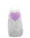 Happy First Mother's Day Mommy - Pink Adult Apron by TooLoud-Bib Apron-TooLoud-White-One-Size-Davson Sales