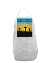 Three Crosses Sunrise - He Is Risen Adult Apron by TooLoud-Bib Apron-TooLoud-White-One-Size-Davson Sales