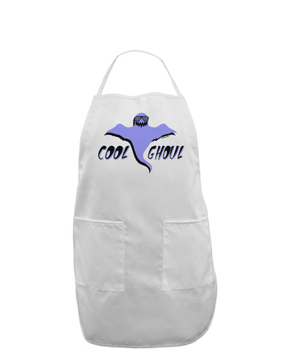 Cool Ghoul Adult Apron-Bib Apron-TooLoud-White-One-Size-Davson Sales