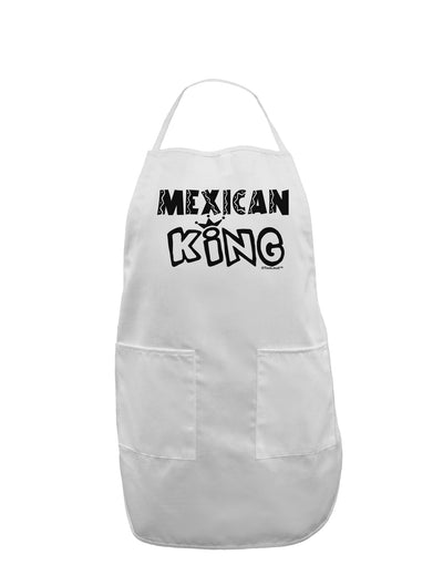 Mexican King - Cinco de Mayo Adult Apron-Bib Apron-TooLoud-White-One-Size-Davson Sales