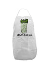 Vegan Badass Blender Bottle Adult Apron-Bib Apron-TooLoud-White-One-Size-Davson Sales