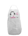 EDM Cord Pink Adult Apron-Bib Apron-TooLoud-White-One-Size-Davson Sales