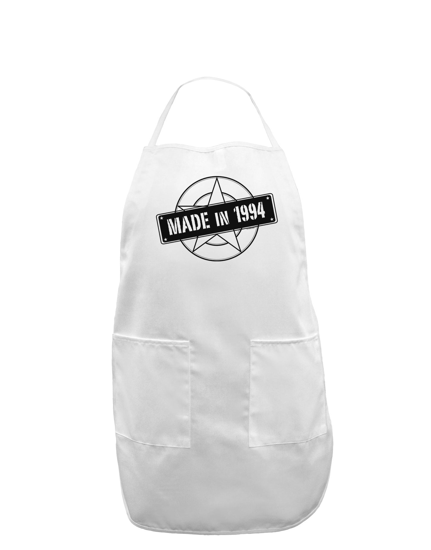 Made In Birth Year 1994 Adult Apron-Bib Apron-TooLoud-White-One-Size-Davson Sales