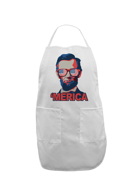 Lincoln Merica Adult Apron-Bib Apron-TooLoud-White-One-Size-Davson Sales