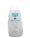 Happy Hanukkah Menorah Adult Apron-Bib Apron-TooLoud-White-One-Size-Davson Sales