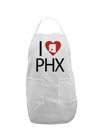 I Heart Phoenix Adult Apron-Bib Apron-TooLoud-White-One-Size-Davson Sales