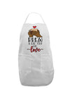 Brew a lil cup of love Adult Apron-Bib Apron-TooLoud-White-One-Size-Davson Sales