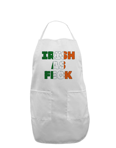 Irish As Feck Funny Adult Apron by TooLoud-Bib Apron-TooLoud-White-One-Size-Davson Sales