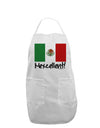 Mexcellent - Mexican Flag Adult Apron-Bib Apron-TooLoud-White-One-Size-Davson Sales