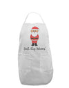 Don't Stop Believin' Santa Christmas Adult Apron-Bib Apron-TooLoud-White-One-Size-Davson Sales