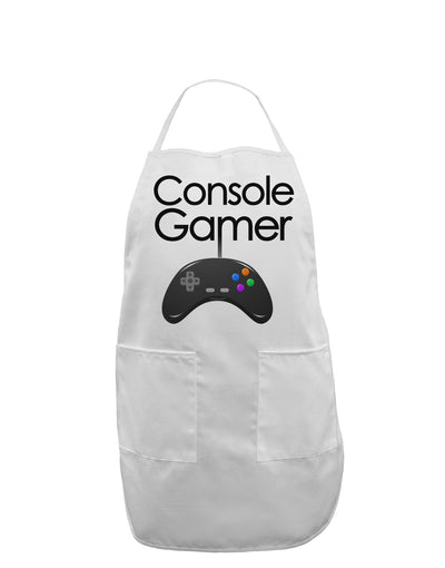 Console Gamer Adult Apron-Bib Apron-TooLoud-White-One-Size-Davson Sales