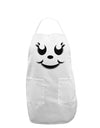 Cute Girl Jack O Lantern Pumpkin Face Adult Apron-Bib Apron-TooLoud-White-One-Size-Davson Sales