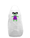 Zombie Girl Halloween Adult Apron-Bib Apron-TooLoud-White-One-Size-Davson Sales