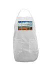 CO Beautiful View Text Adult Apron-Bib Apron-TooLoud-White-One-Size-Davson Sales