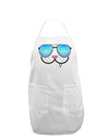 Kyu-T Face - Snaggle Cool Sunglasses Adult Apron-Bib Apron-TooLoud-White-One-Size-Davson Sales