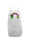 End Of The Rainbow - Beer Adult Apron-Bib Apron-TooLoud-White-One-Size-Davson Sales