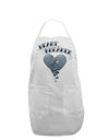 Heart Breaker Manly Adult Apron by-Bib Apron-TooLoud-White-One-Size-Davson Sales