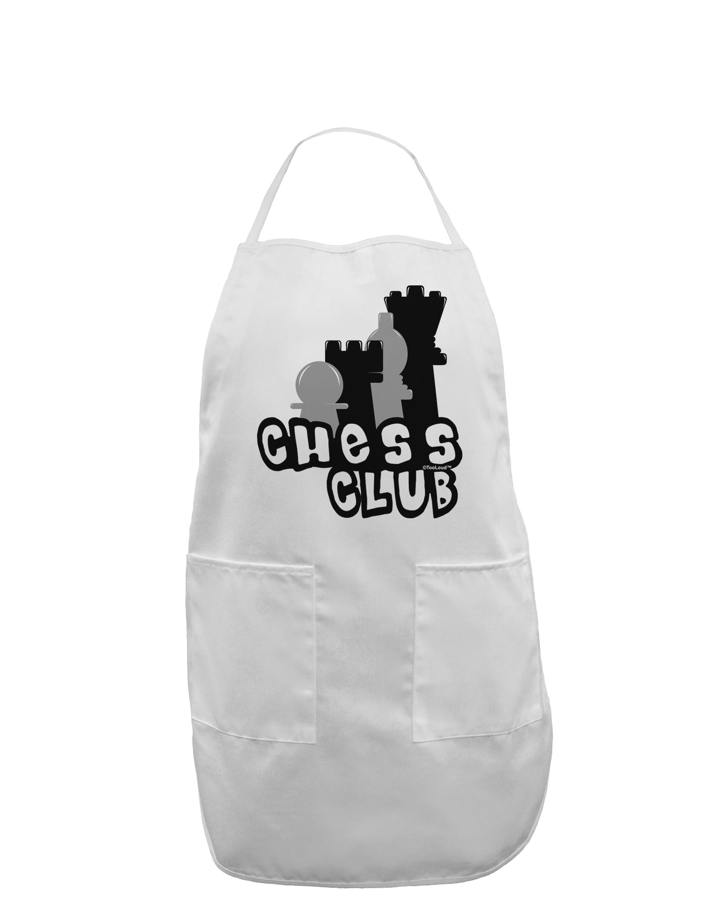 Chess Club Adult Apron by TooLoud-Bib Apron-TooLoud-White-One-Size-Davson Sales