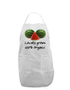 Locally Grown Organic Melons Adult Apron-Bib Apron-TooLoud-White-One-Size-Davson Sales