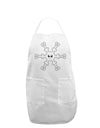 Cute Snowflake Christmas Adult Apron-Bib Apron-TooLoud-White-One-Size-Davson Sales