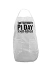 The Ultimate Pi Day Text Adult Apron by TooLoud-Bib Apron-TooLoud-White-One-Size-Davson Sales