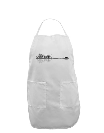 Nature's Harmony Guitar Adult Apron by TooLoud-Bib Apron-TooLoud-White-One-Size-Davson Sales