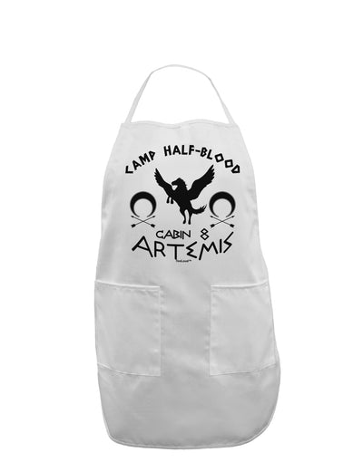 Camp Half Blood Cabin 8 Artemis Adult Apron-Bib Apron-TooLoud-White-One-Size-Davson Sales